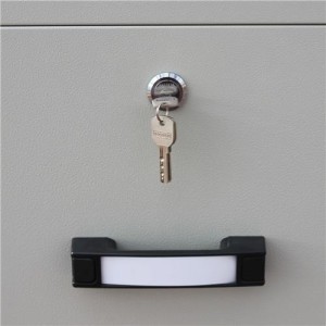 Archivador Ignífugo BODIL 4 CAJONES, 157x55x75cm, acero gris