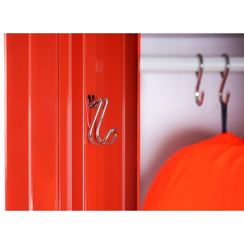 Taquilla BERIT 1 PUERTA , 183x30x50 cm, gran capacidad con compartimento individuales y máxima robustez, color antracita