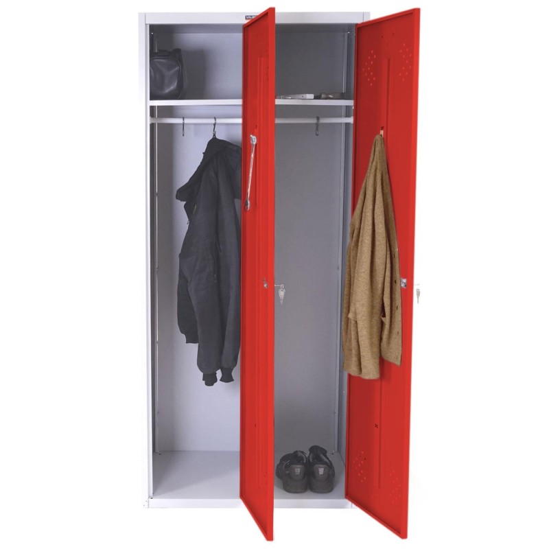 Taquilla metálica FRIDA, 183x80x50 cm, gris 