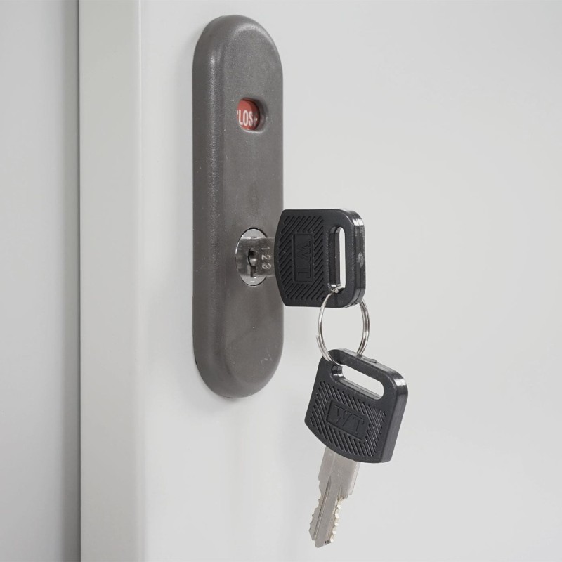 Armario archivador metálico GRYEN, 69x80x42 cm, gris