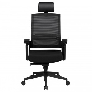 Silla Ergonómica SIRO PRO en Malla Transpirable color Negro