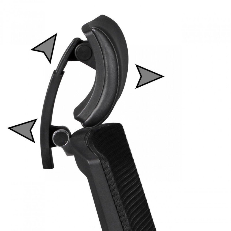 Silla Ergonómica SIRO PRO en Malla Transpirable color Negro