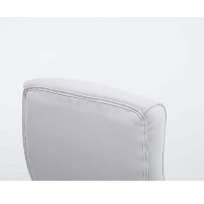 Sillón de oficina ZURIGO, tapizado en piel color negro