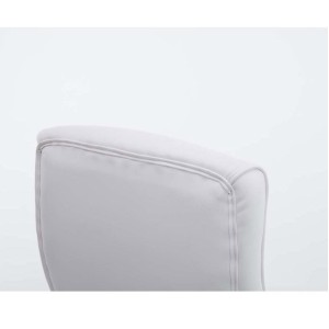 Sillón de oficina ZURIGO, tapizado en piel color negro