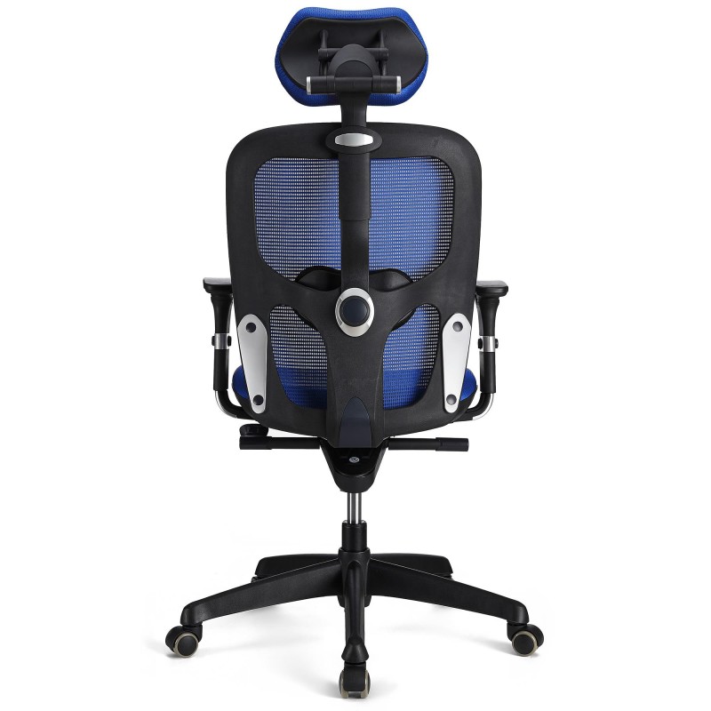 Silla ergonómica FELIX PRO, soporte lumbar, en negro