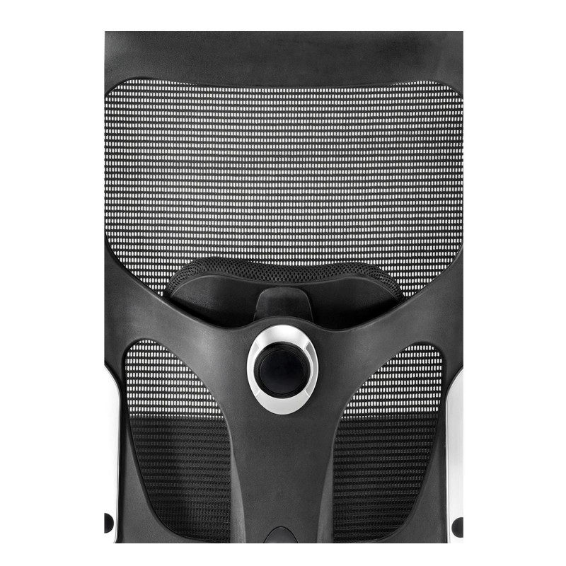 Silla ergonómica FELIX PRO, soporte lumbar, en negro