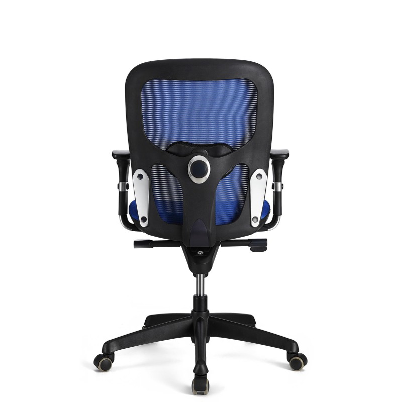 Silla ergonómica FELIX , soporte lumbar, en negro
