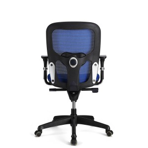 Silla ergonómica FELIX , soporte lumbar, en negro