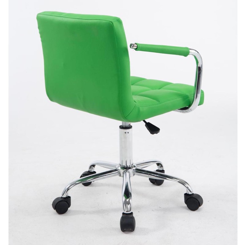 Silla de Oficina BETTY en Piel color Negro