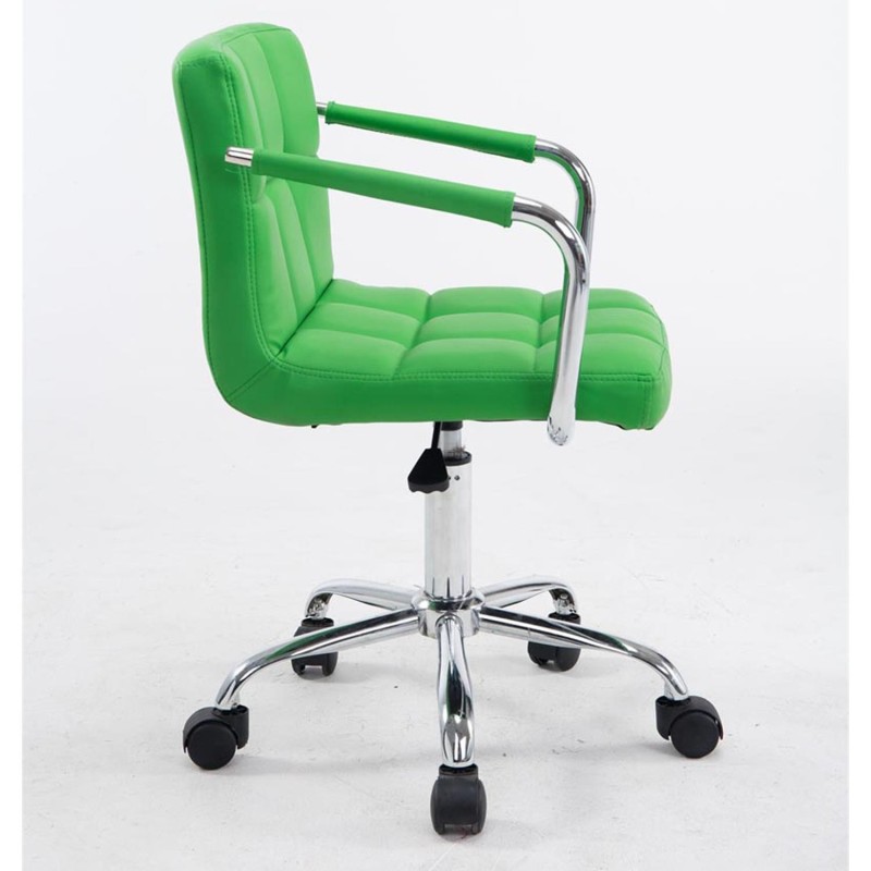 Silla de Oficina BETTY en Piel color Negro