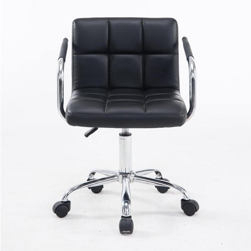 Silla de Oficina BETTY en Piel color Negro