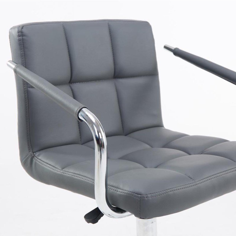 Silla de Oficina BETTY en Piel color Negro