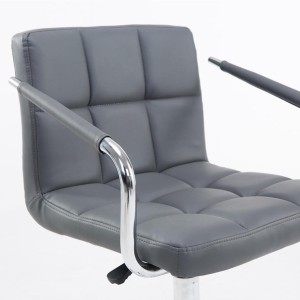 Silla de Oficina BETTY en Piel color Negro