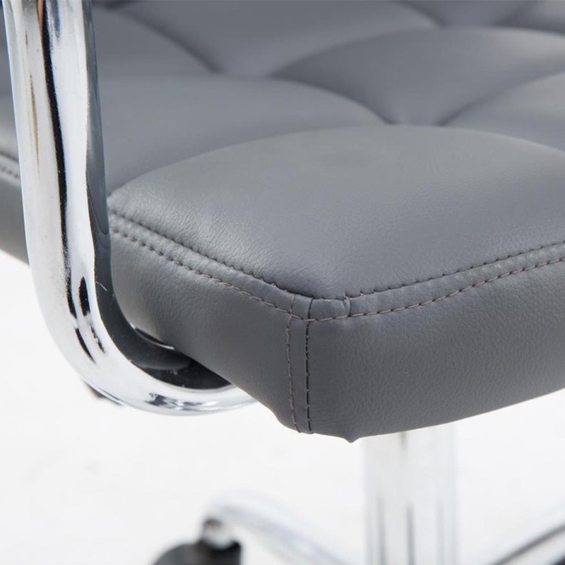 Silla de Oficina BETTY en Piel color Negro