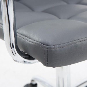 Silla de Oficina BETTY en Piel color Negro