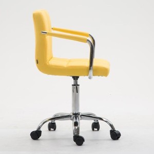 Silla de Oficina BETTY en Piel color Negro