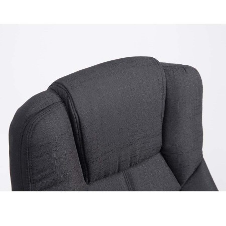Sillón de oficina KANSAS TELA, Gran calidad, resistente hasta 150kg!!, en color Negro