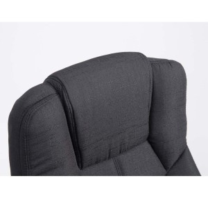 Sillón de oficina KANSAS TELA, Gran calidad, resistente hasta 150kg!!, en color Negro