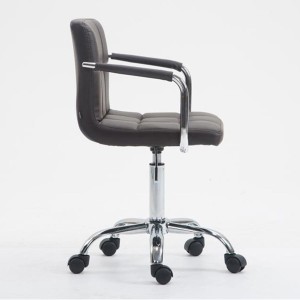 Silla de Oficina BETTY en Piel color Negro