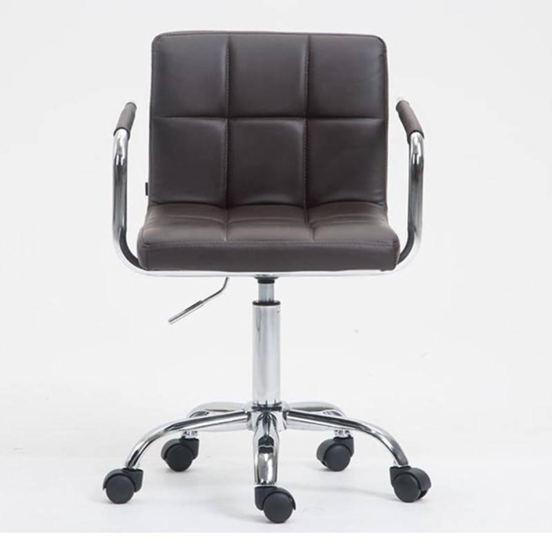 Silla de Oficina BETTY en Piel color Negro