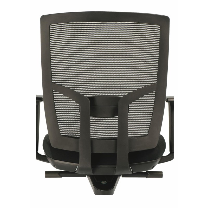 Silla de oficina GILBERT, soporte lumbar, en negro