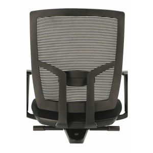 Silla de oficina GILBERT, soporte lumbar, en negro