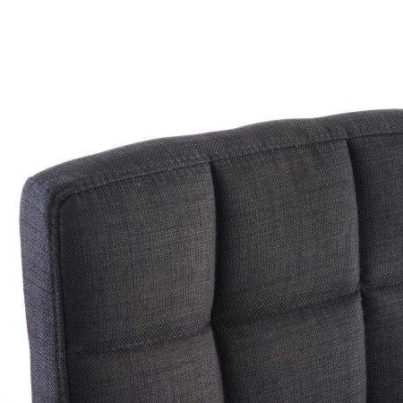 Sillón de oficina BRISTOL TELA, reposabrazos metálicos, color Negro