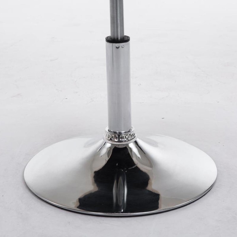 Silla de Confidente BULGARI TELA, ajustable en altura, color negro