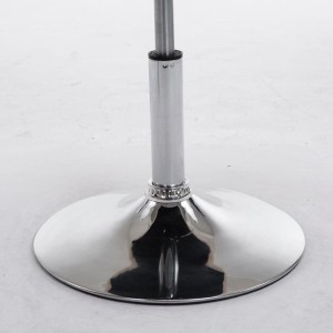 Silla de Confidente BULGARI TELA, ajustable en altura, color negro