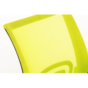 Silla de Confidente SEUL V en malla color amarillo