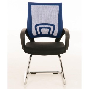 Silla de Confidente SEUL V en malla color negro