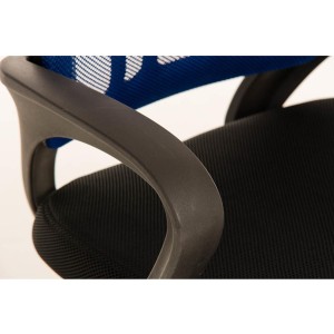 Silla de Confidente SEUL V en malla color negro