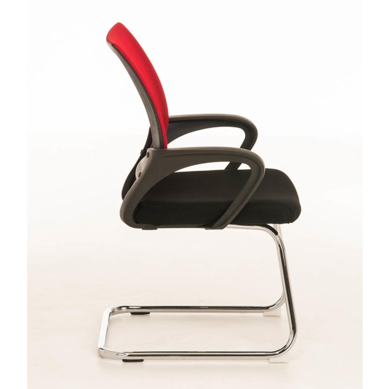 Silla de Confidente SEUL V en malla color negro