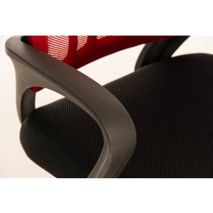 Silla de Confidente SEUL V en malla color negro