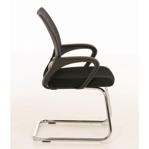 Silla de Confidente SEUL V en malla color negro