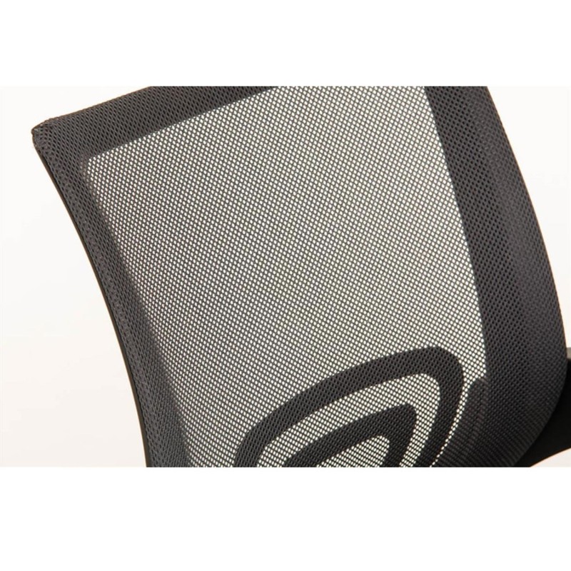 Silla de Confidente SEUL V en malla color negro