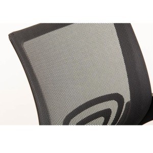 Silla de Confidente SEUL V en malla color negro