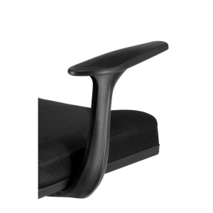 Silla de oficina JADE, diseño moderno, en negro