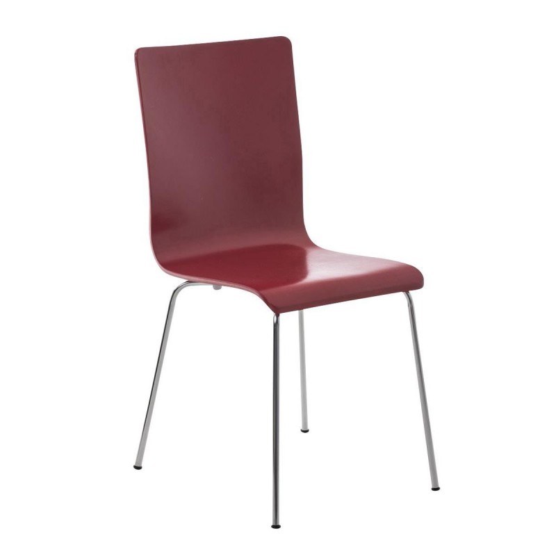 Silla de Confidente PERE, en madera color negro