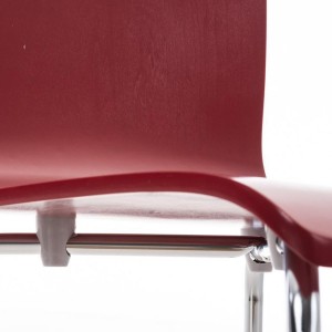 Silla de Confidente PERE, en madera color negro