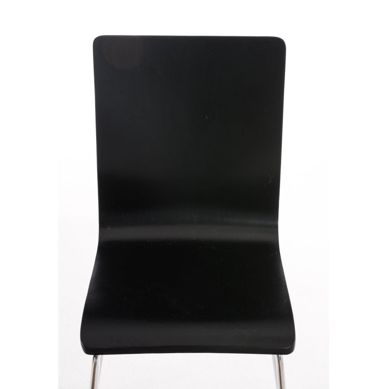 Silla de Confidente PERE, en madera color negro