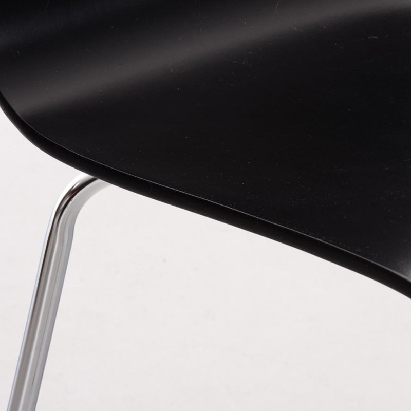 Silla de Confidente PERE, en madera color negro