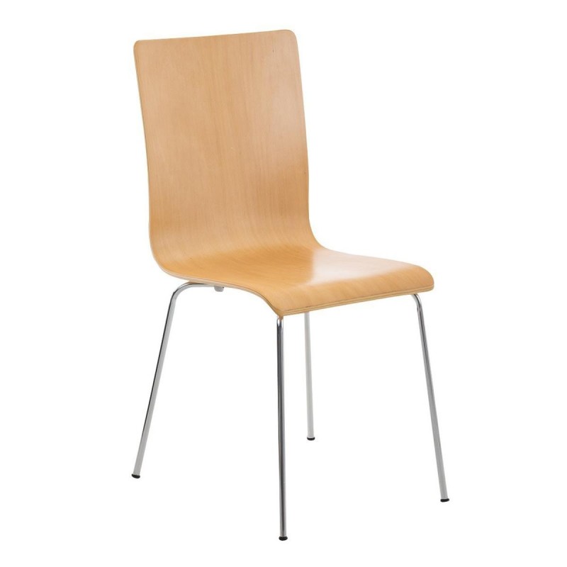 Silla de Confidente PERE, en madera color negro