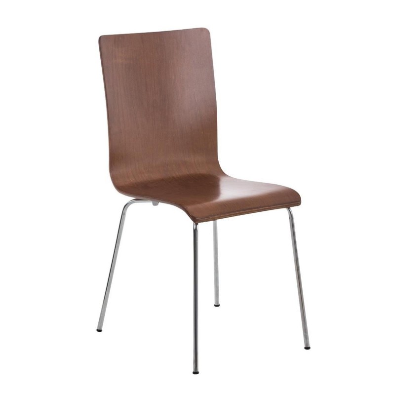 Silla de Confidente PERE, en madera color negro