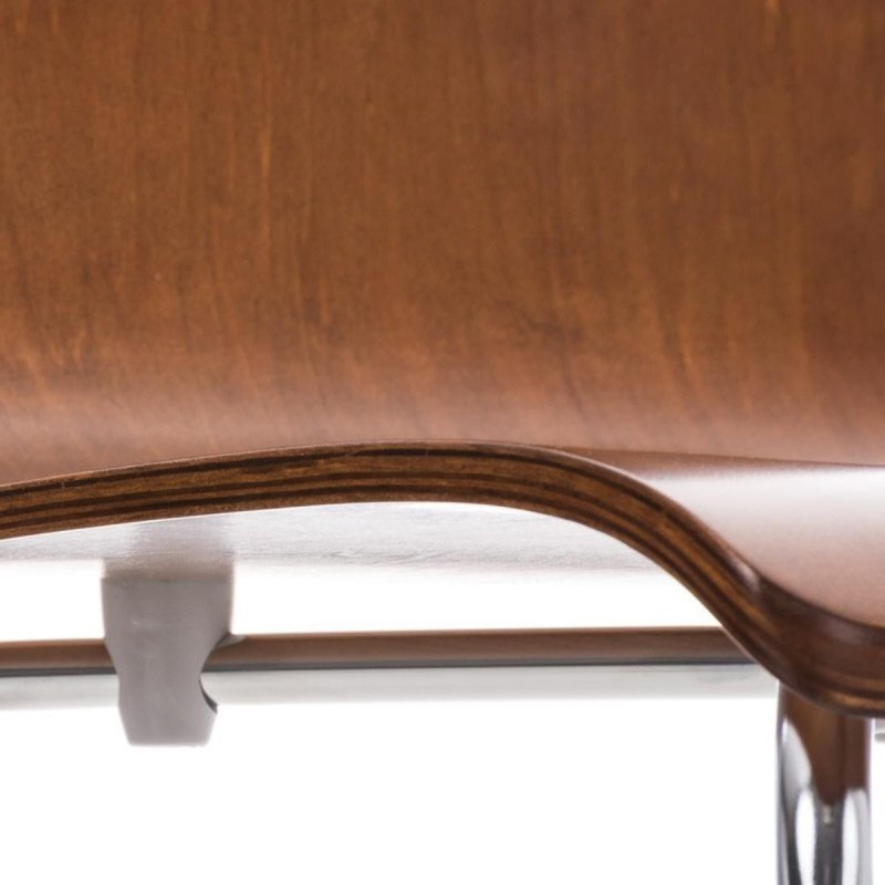 Silla de Confidente PERE, en madera color negro