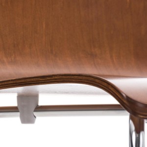 Silla de Confidente PERE, en madera color negro