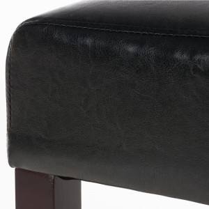 Silla de Confidente CAPULCO, patas marrones en color negro