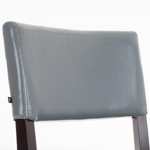 Silla de Confidente CAPULCO, patas marrones en color negro