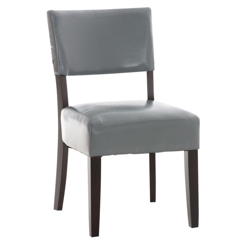 Silla de Confidente CAPULCO, patas marrones en color negro