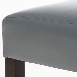 Silla de Confidente CAPULCO, patas marrones en color negro